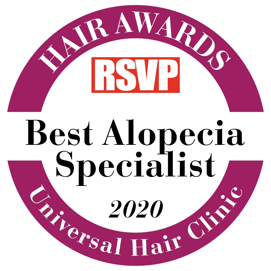 Best Alopecia Specialist – As Featured By RSVP Live