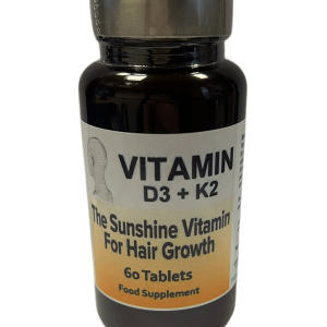 Vitamin D3-K2 Hair Growth Supplement 60 capsules